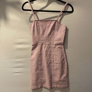JEAN MATERIAL DRESS